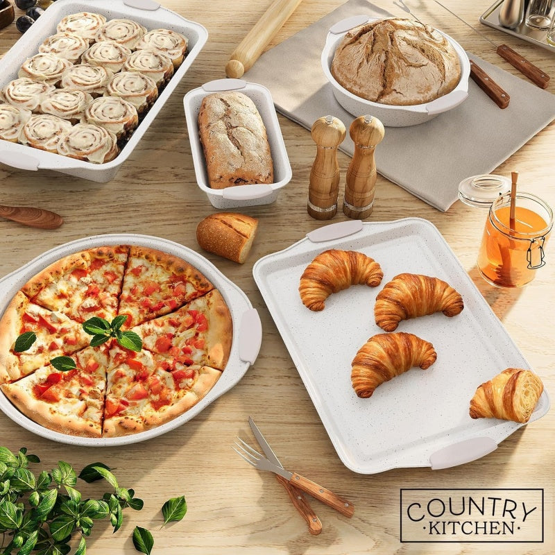 Ten-Piece Set Of High-Temperature Resistant Baking Trays For Home Baking Molds