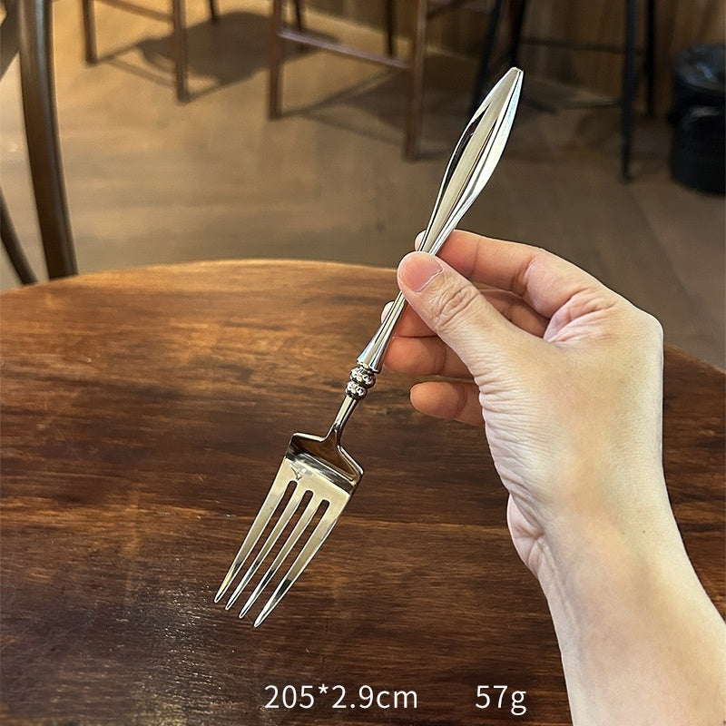 Retro Stainless Steel Mirror-Polished Western Tableware