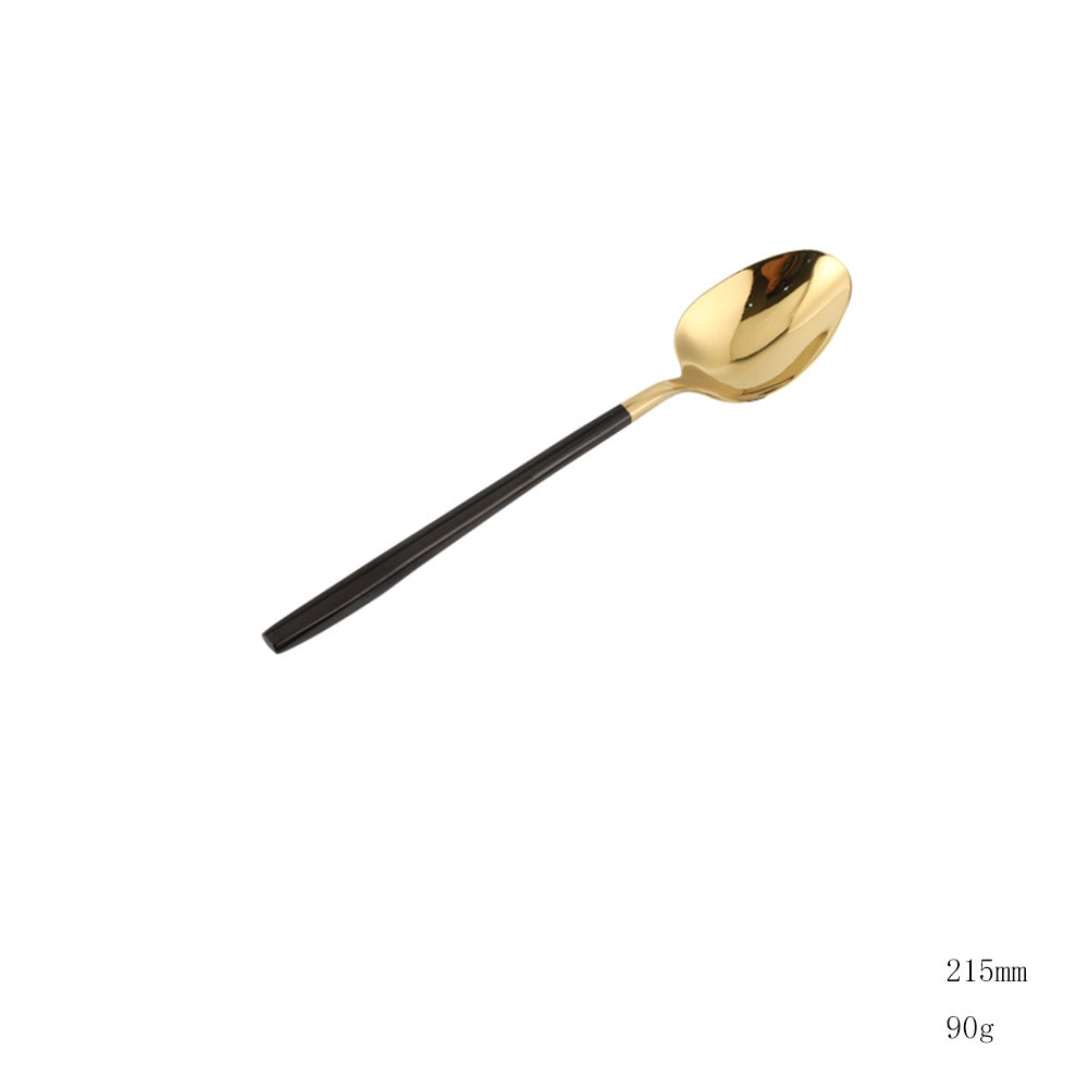 304 Stainless Steel Forged Handle Western Tableware Set