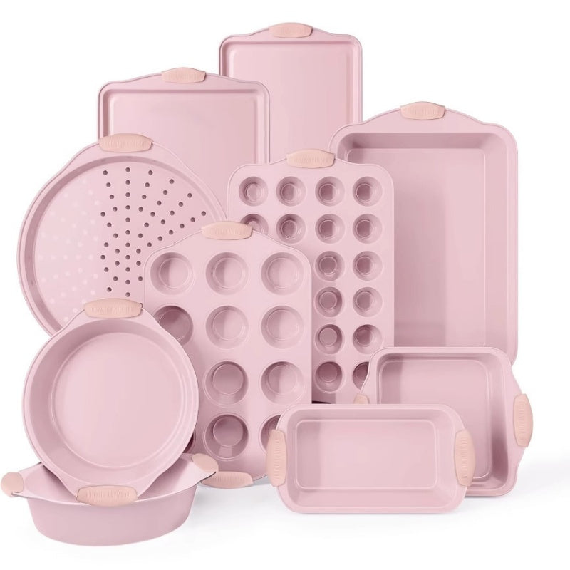 Ten-Piece Set Of High-Temperature Resistant Baking Trays For Home Baking Molds