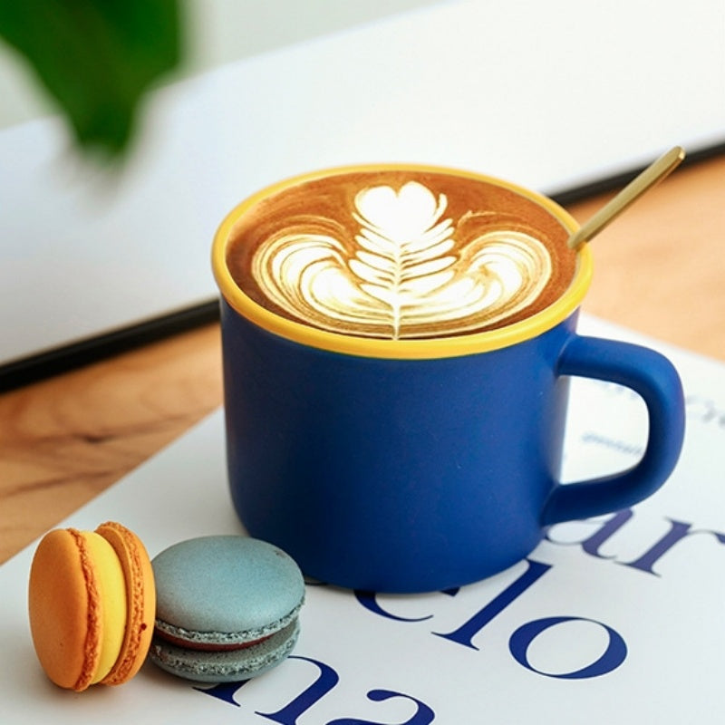 Klein Blue Animal Graffiti Ceramic Mug Coffee Cup