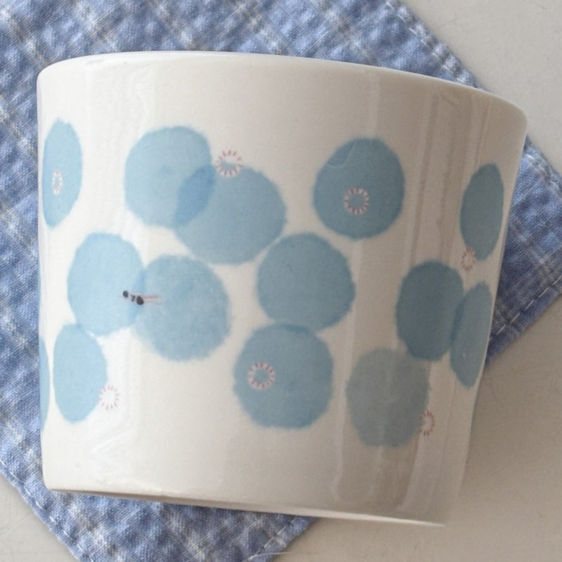 Delicate And Adorable Swimming Pattern Ceramic Mug