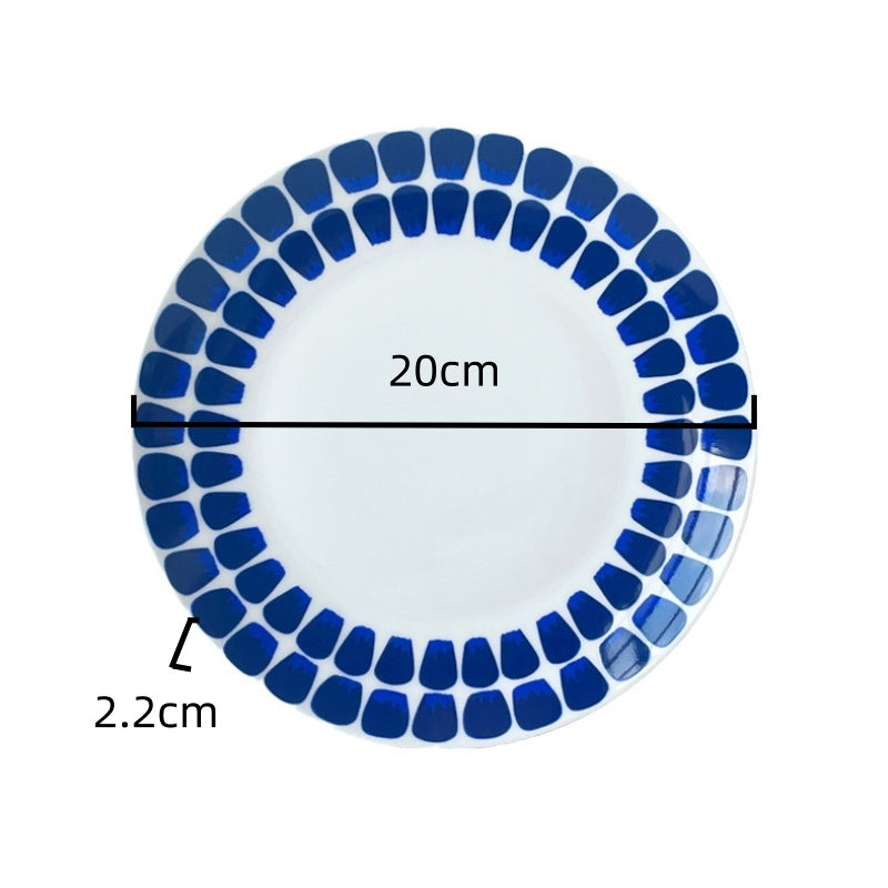 Western Food Plate Household Dish Salad Bowl Coffee Cup Saucer Mug