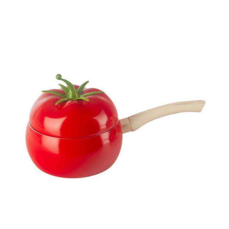 Pink tomato non-stick baby food mini stockpot