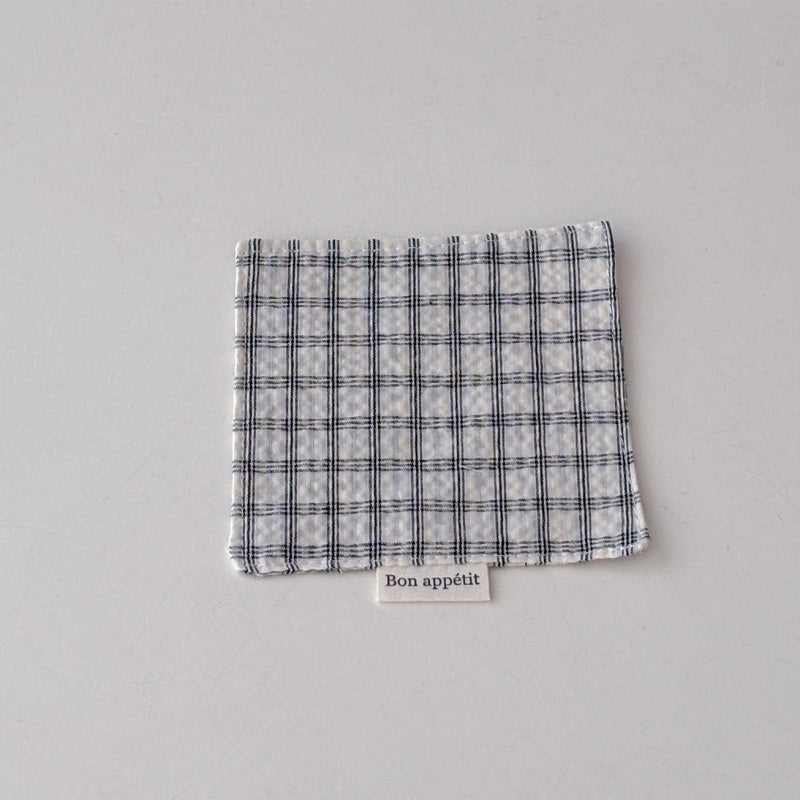 Low Saturation Color Fabric Coasters And Insulation Mats Set Of Five Pieces