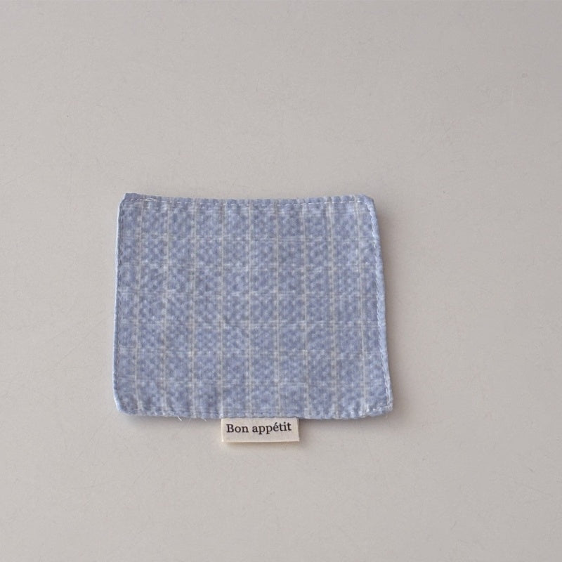 Low Saturation Color Fabric Coasters And Insulation Mats Set Of Five Pieces